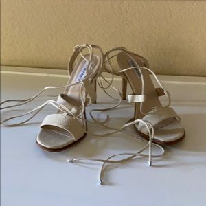 Steve Madden lace-up strappy heels